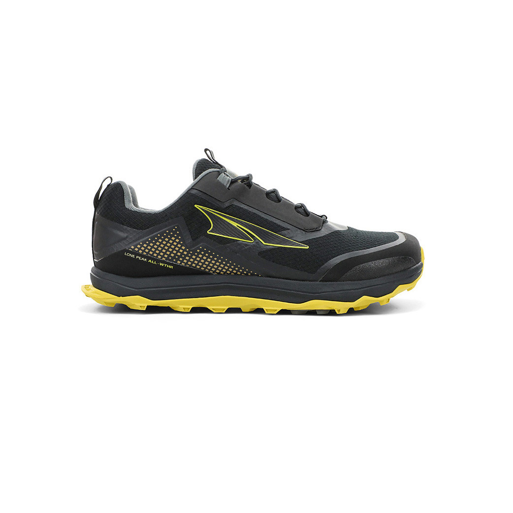 Altra Trailrunning Schuhe Herren - M Lone Peak All-wthr Low - Schwarz/Gelb 761TZPBXS